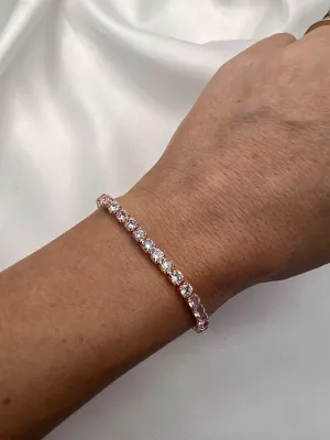 Anna - Rose-Gold Tennis Bracelet