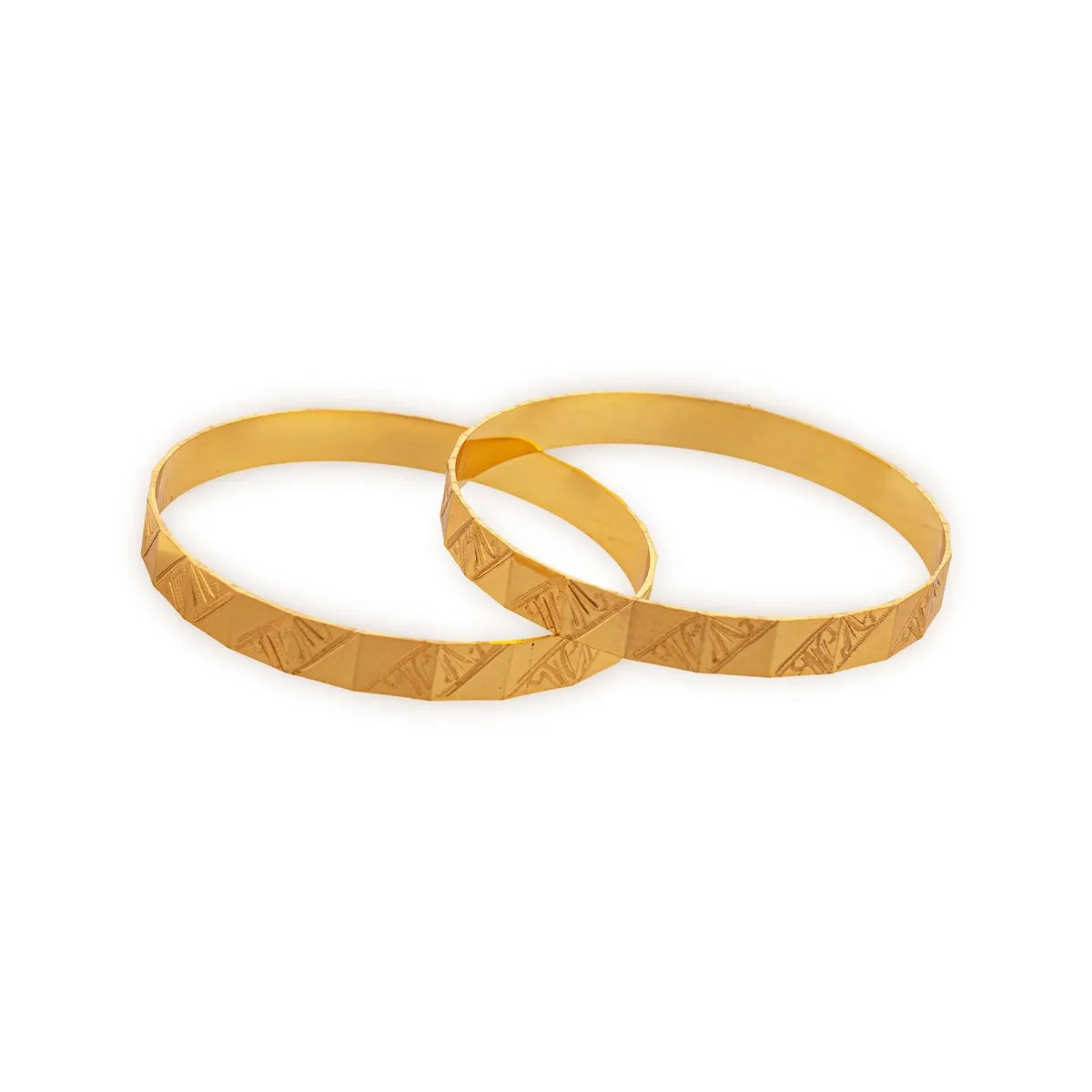 Bangles Set - 0.25 x 2.4 | Gold Polish Chudi/ Gold Polish Jewellery for Women