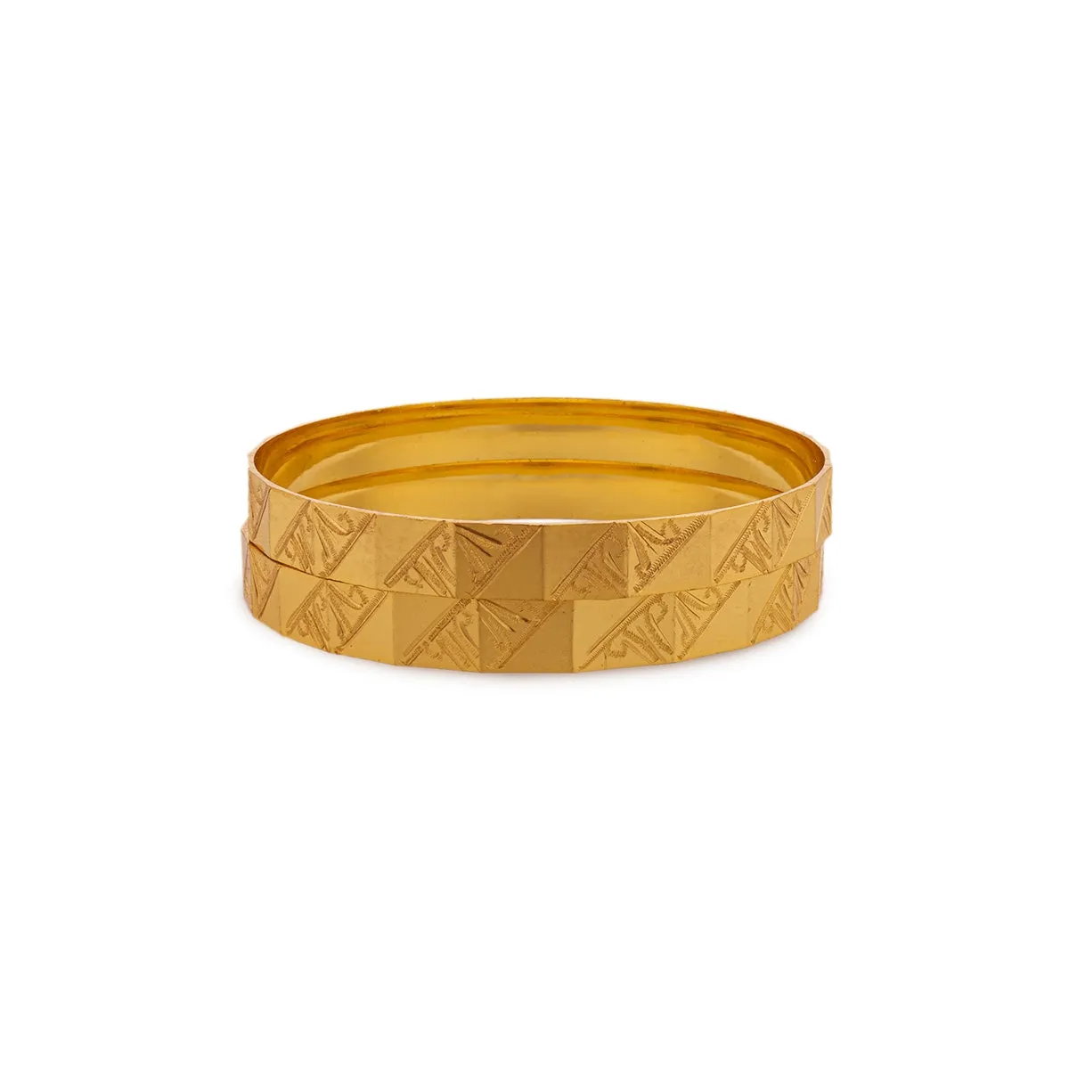 Bangles Set - 0.25 x 2.4 | Gold Polish Chudi/ Gold Polish Jewellery for Women