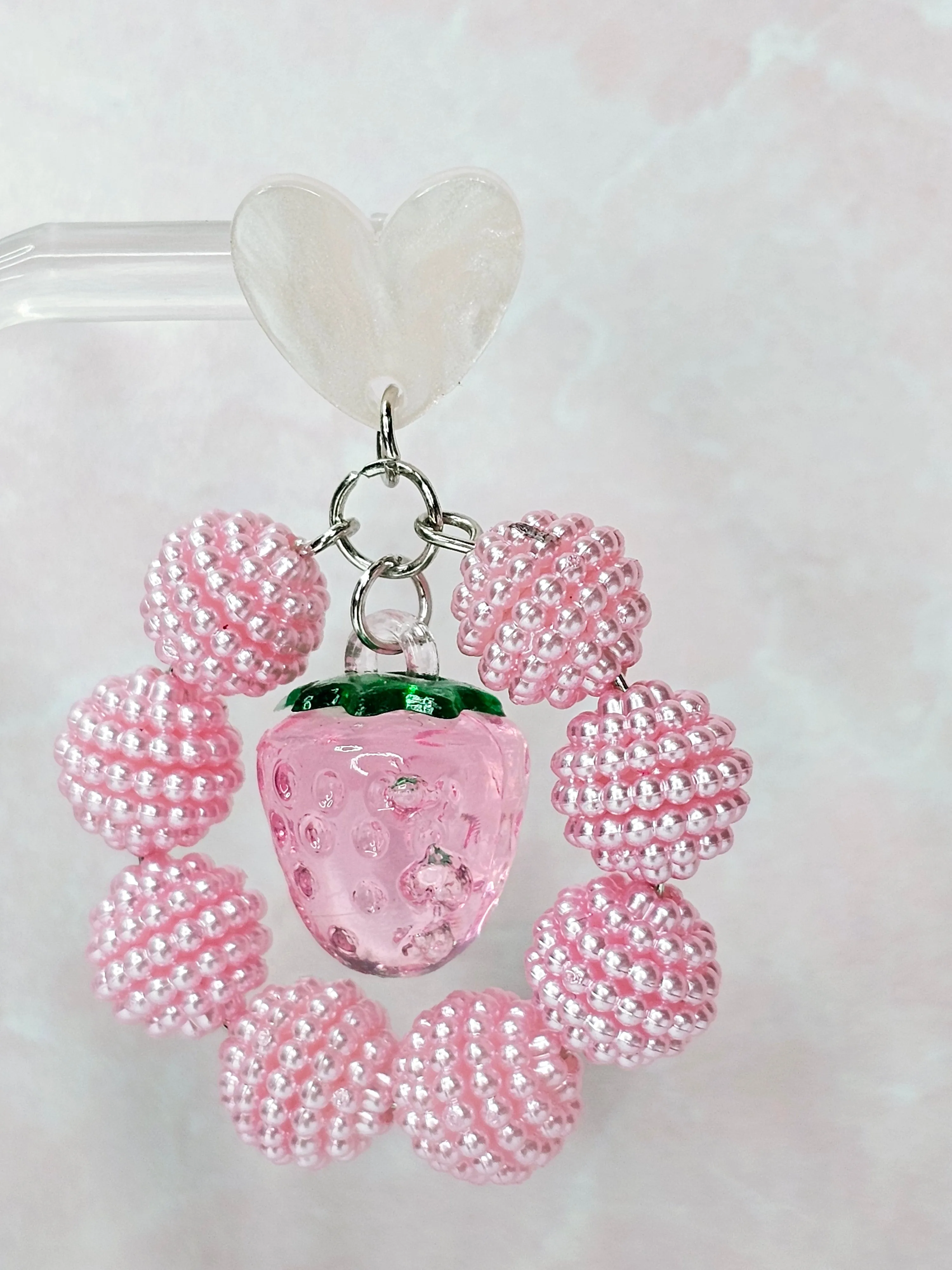 Berry Heart Earrings