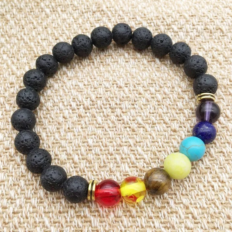 Black lava healing bracelet