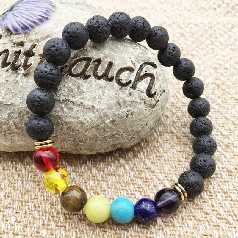 Black lava healing bracelet