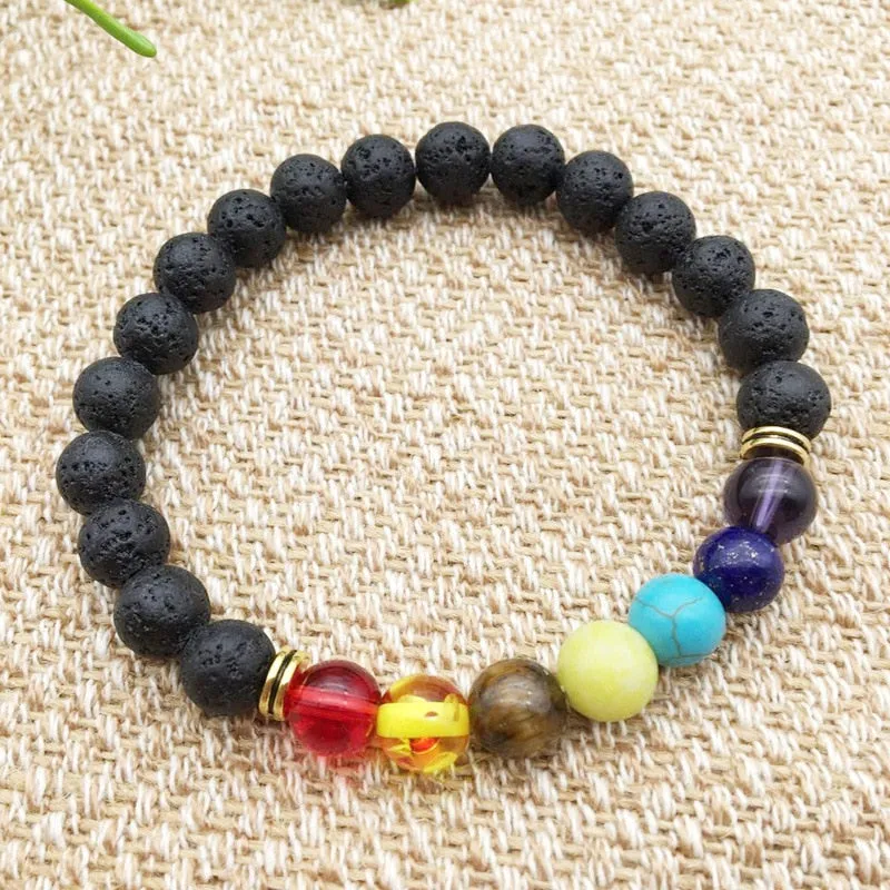 Black lava healing bracelet