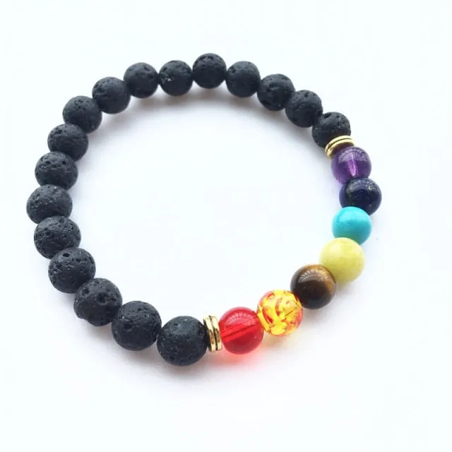 Black lava healing bracelet