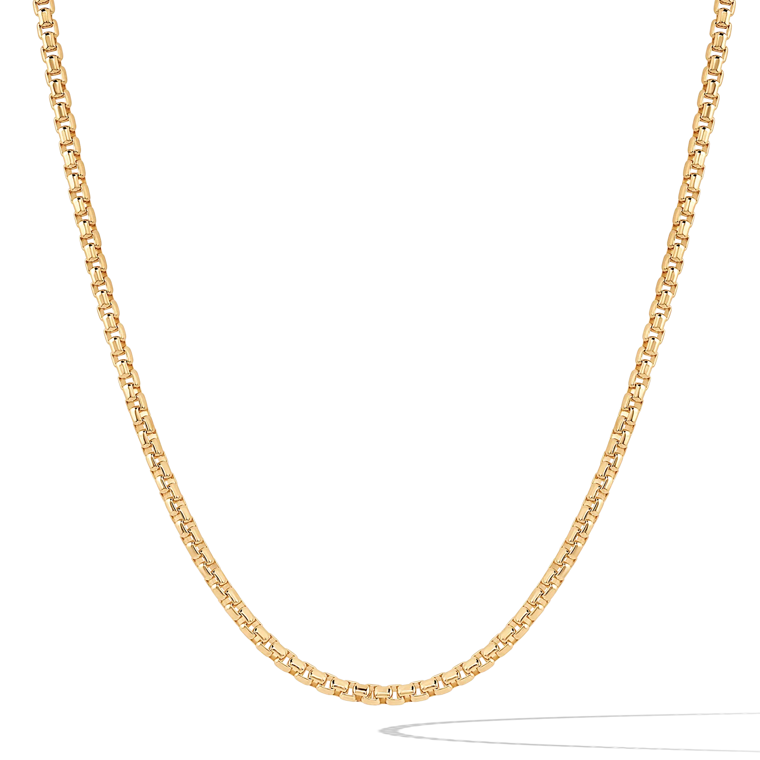 Box Chain, Gold Vermeil (2mm)