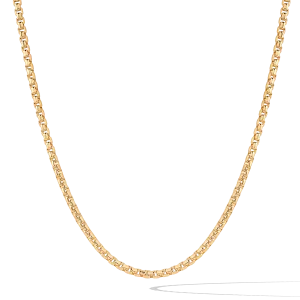 Box Chain, Gold Vermeil (2mm)