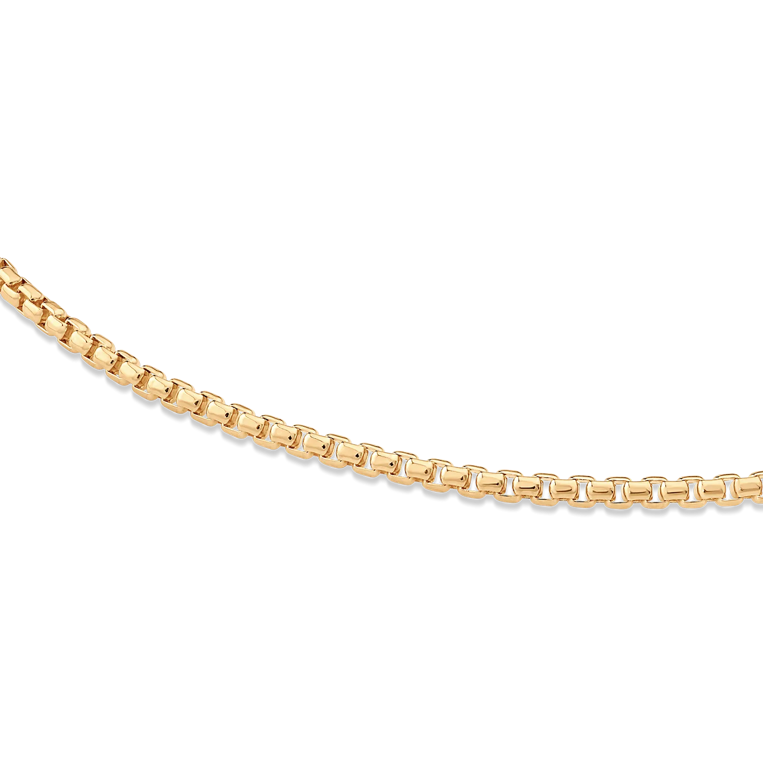 Box Chain, Gold Vermeil (2mm)