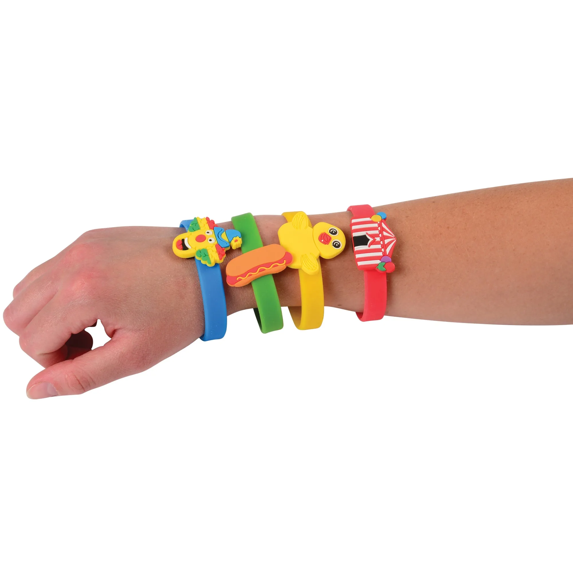 Carnival Rubber Bracelets Party Favor (1 Dozen)