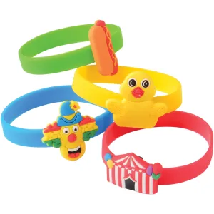 Carnival Rubber Bracelets Party Favor (1 Dozen)