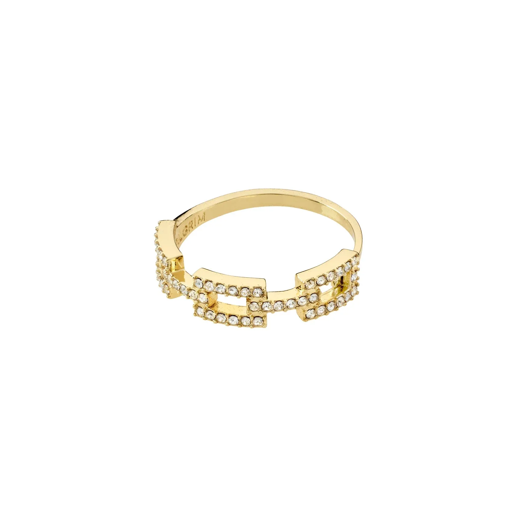 Coby Recycled Crystal Ring | Gold