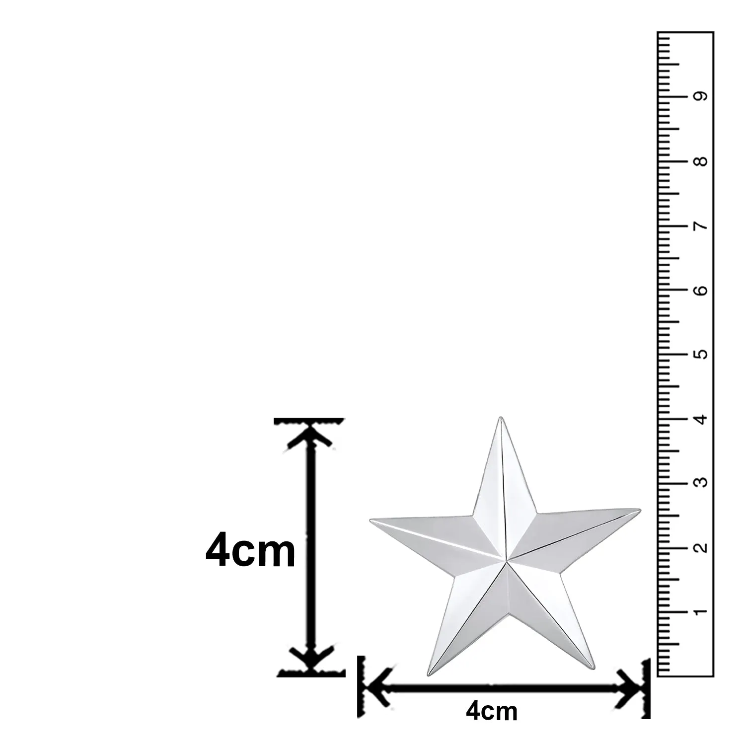 Combo of Big Size 6 Star Brooch / Lapel Pin
