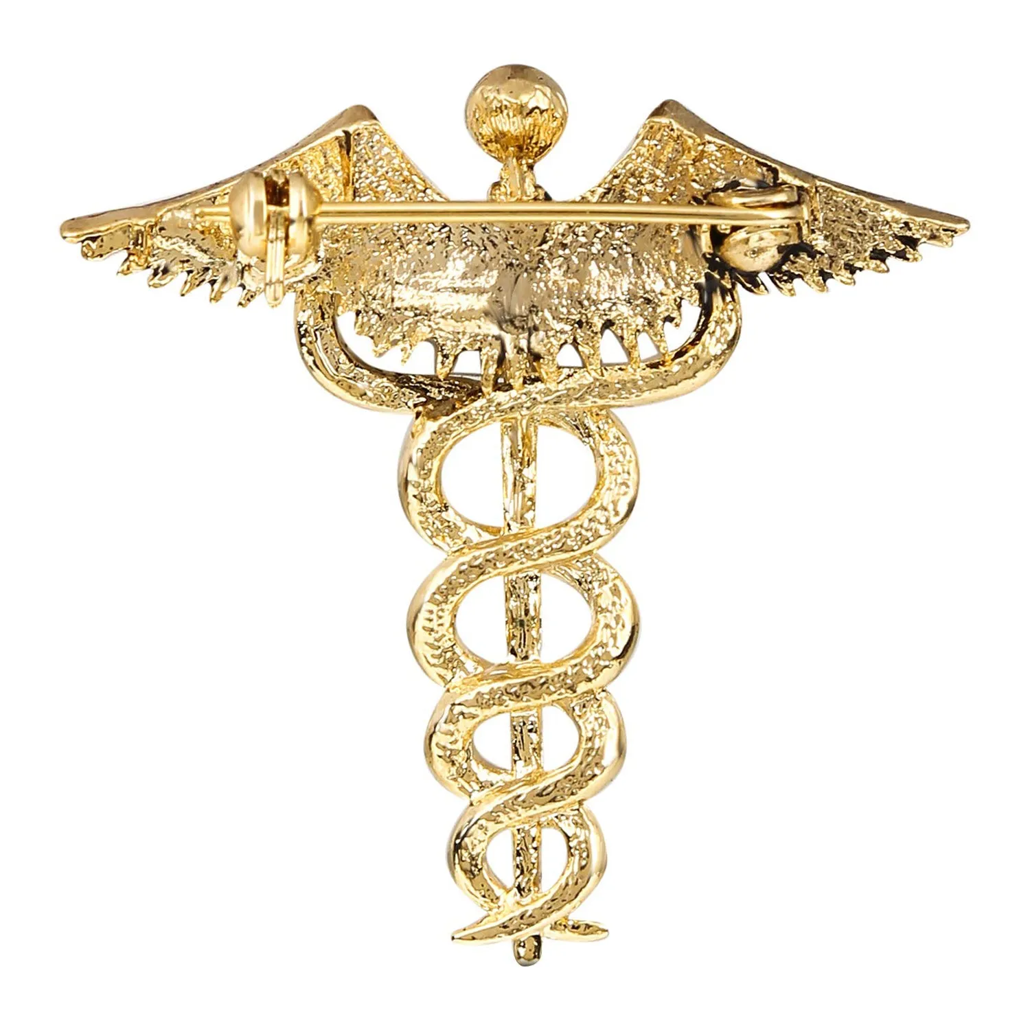 Combo of Caduceus Doctor's Brooch / Lapel Pin