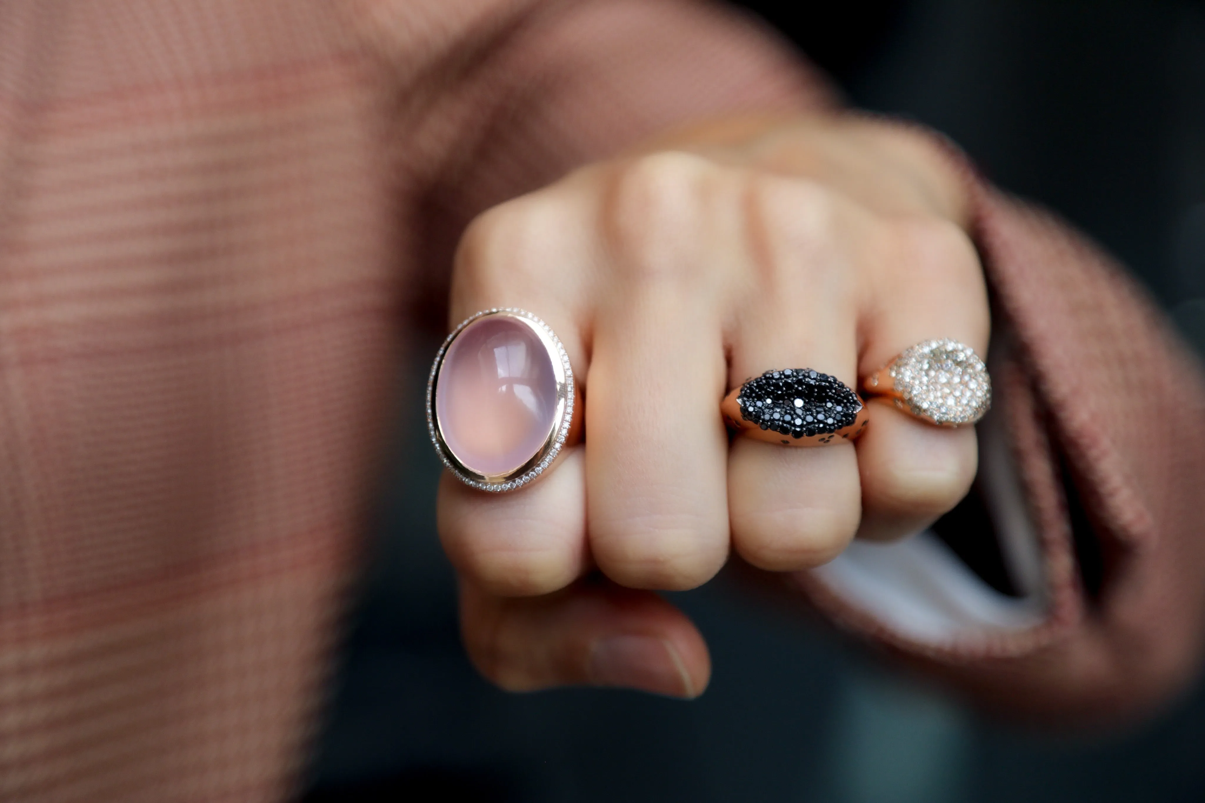 Cushion Pinky Ring