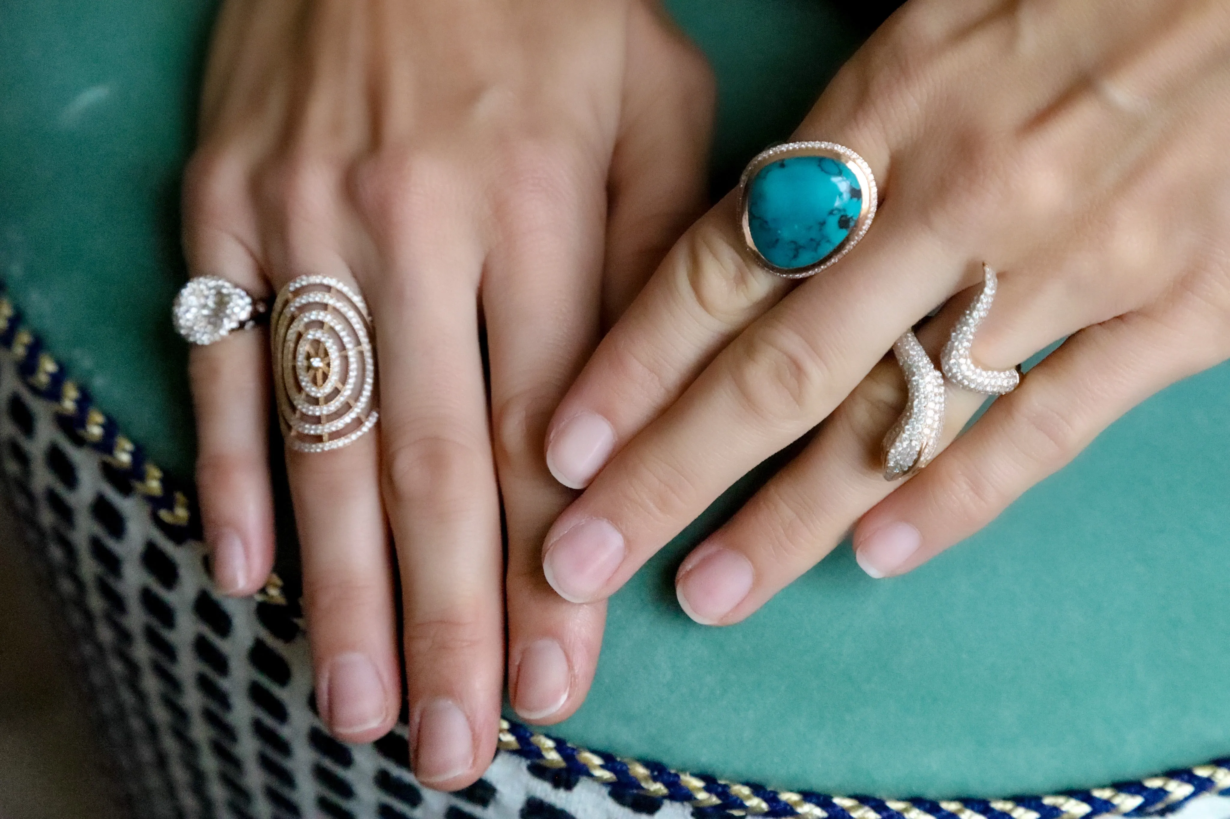 Cushion Pinky Ring