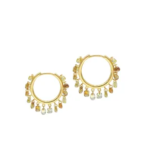 Dancing yellow hoops