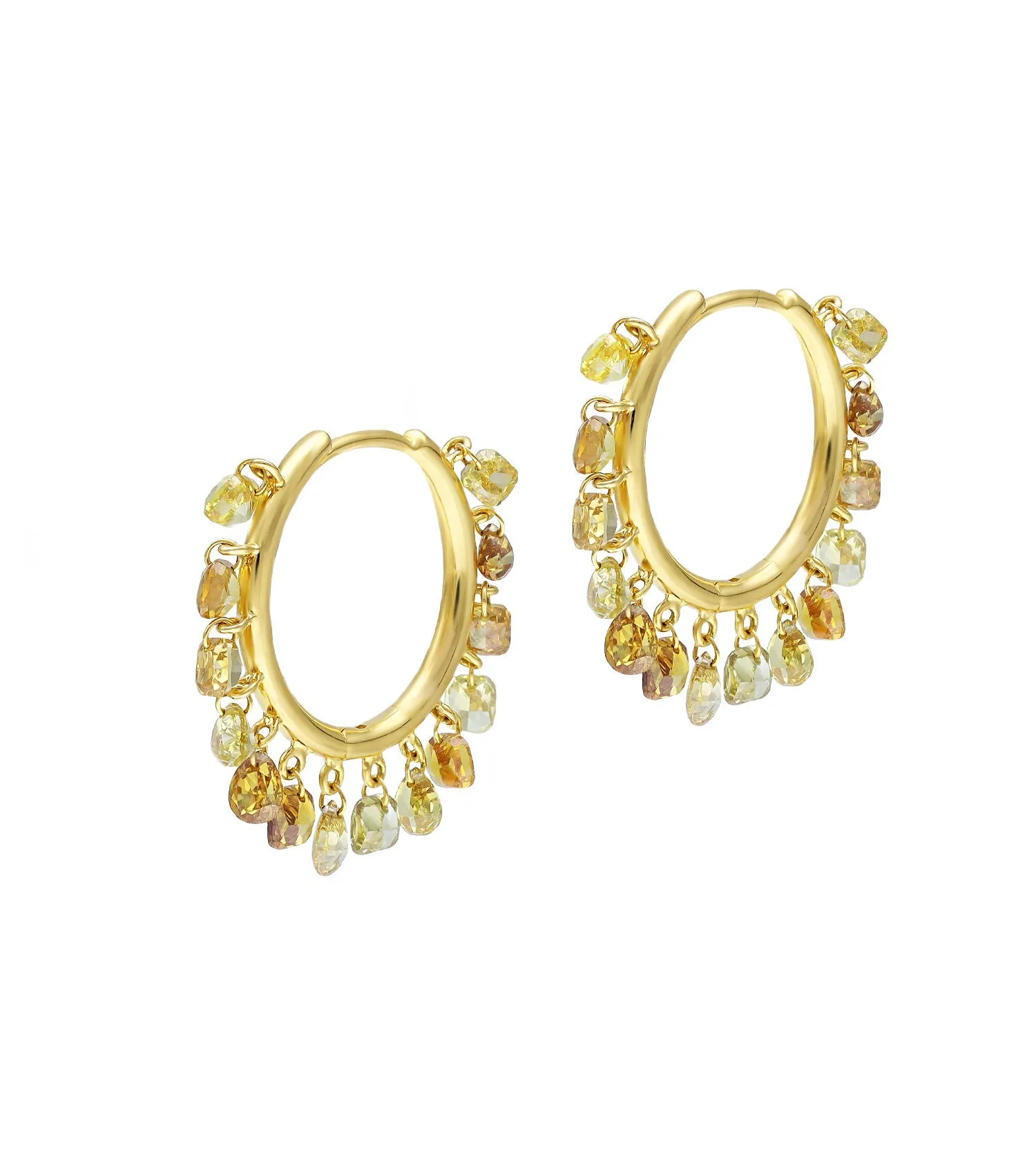 Dancing yellow hoops