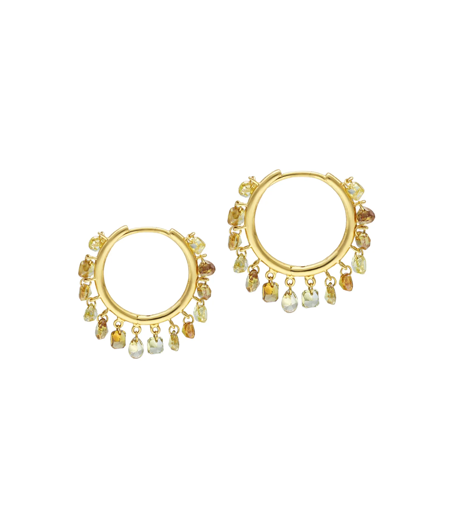 Dancing yellow hoops