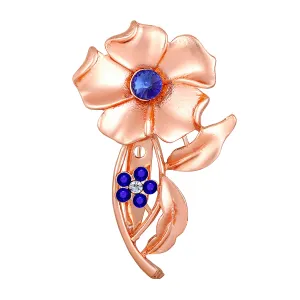 Dual Floral Shaped Saree Pin / Wedding Brooch