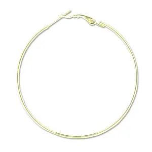 EHP50GP - Gold Plated Beading Hoops, 50mm | Pkg 2