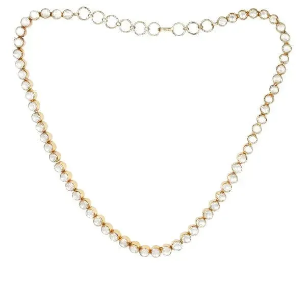 Elegant Single strand jadau necklace