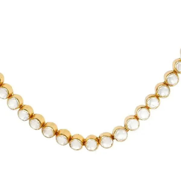 Elegant Single strand jadau necklace