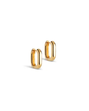 Enamel Copenhagen Square Hoops 15mm