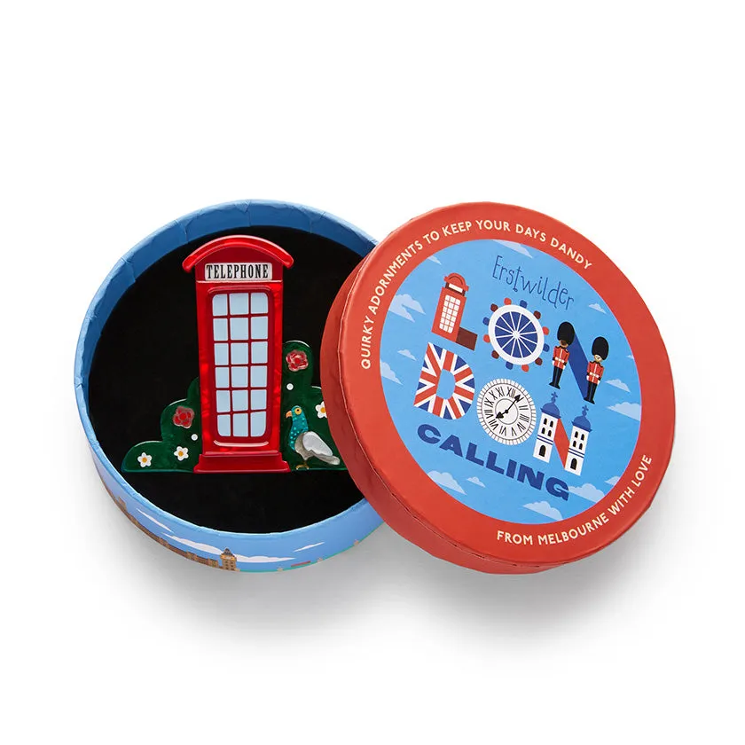 Erstwilder London Calling Brooch