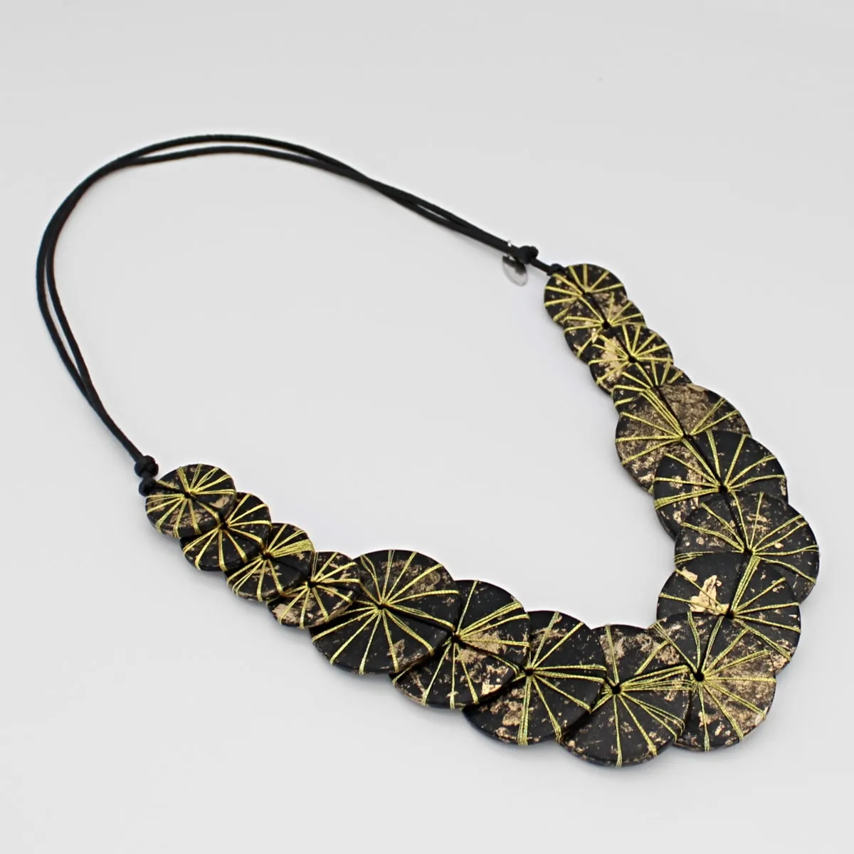 Gold Azalea Pendant Necklace