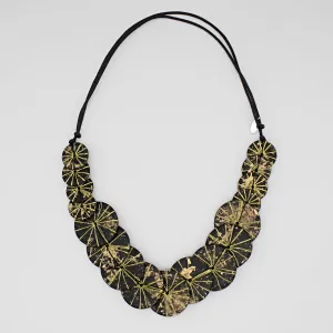 Gold Azalea Pendant Necklace