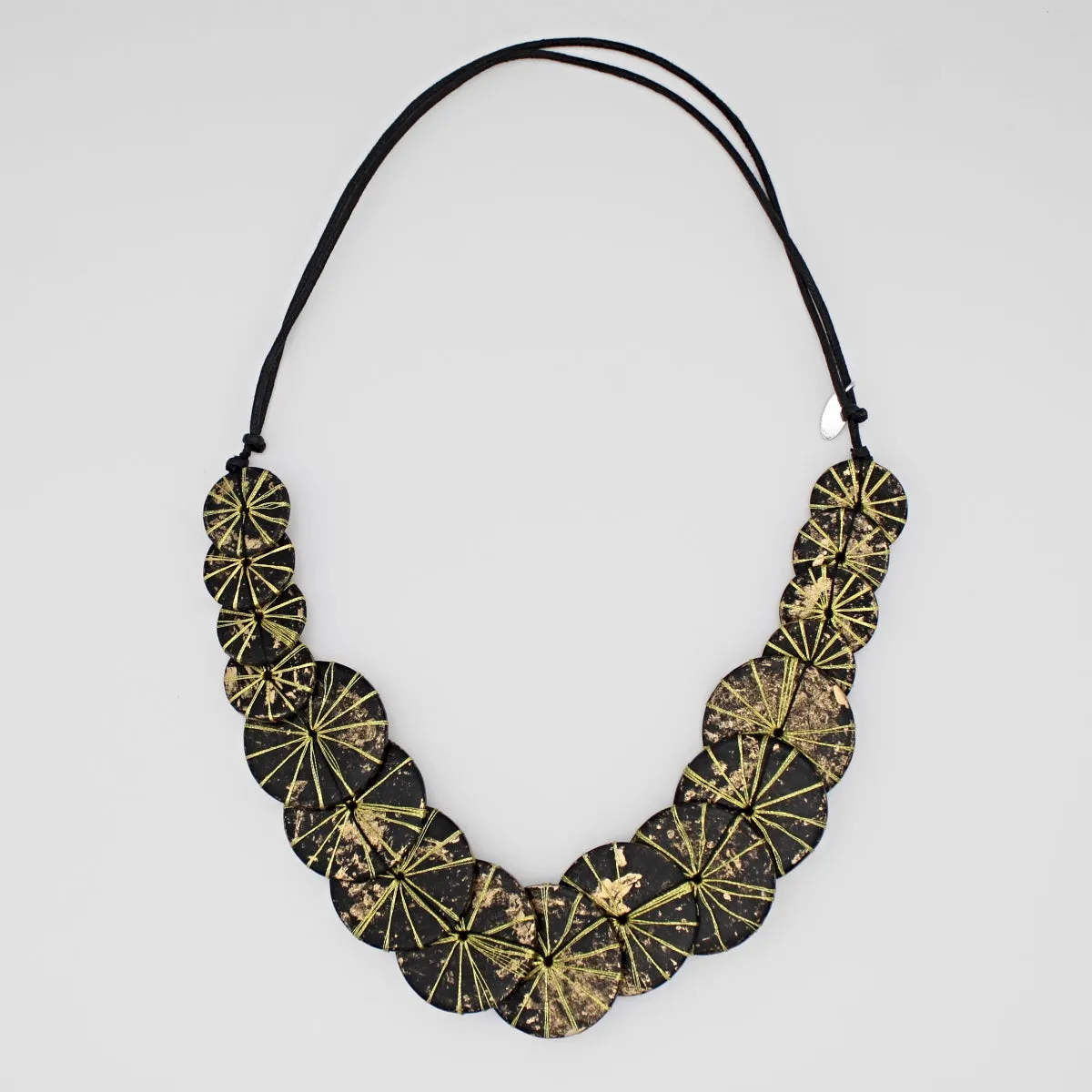 Gold Azalea Pendant Necklace