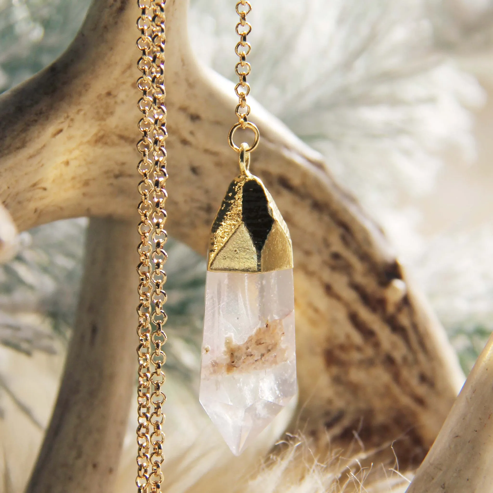 Ice Crystal Necklace