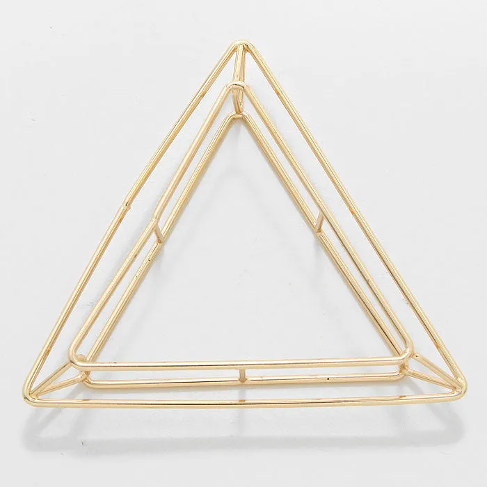 iLLASPARKZ Geometric 3D Metal Bangle Bracelet