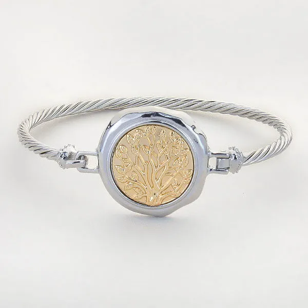iLLASPARKZ "Tree Of Life" Bangle Bracelet