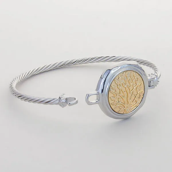 iLLASPARKZ "Tree Of Life" Bangle Bracelet