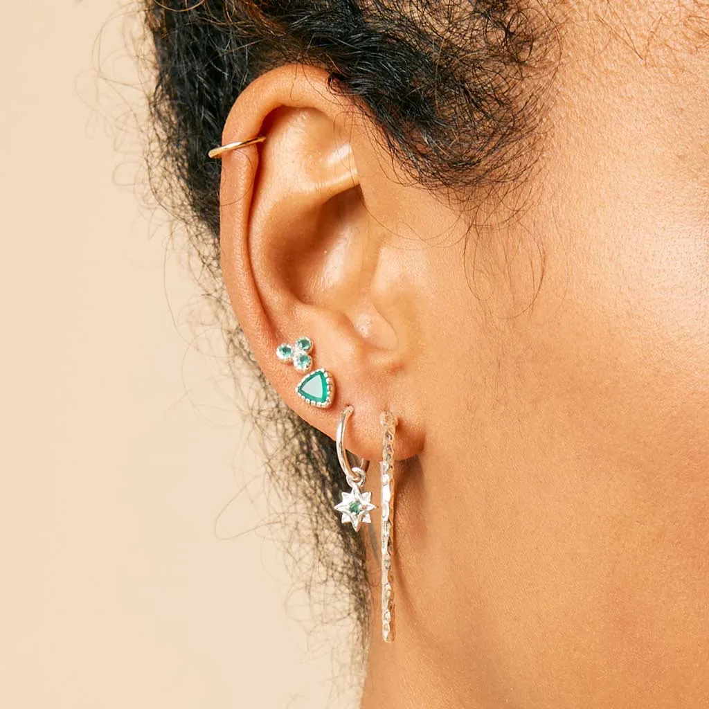 Jodhpur Hammered Hoop Earrings