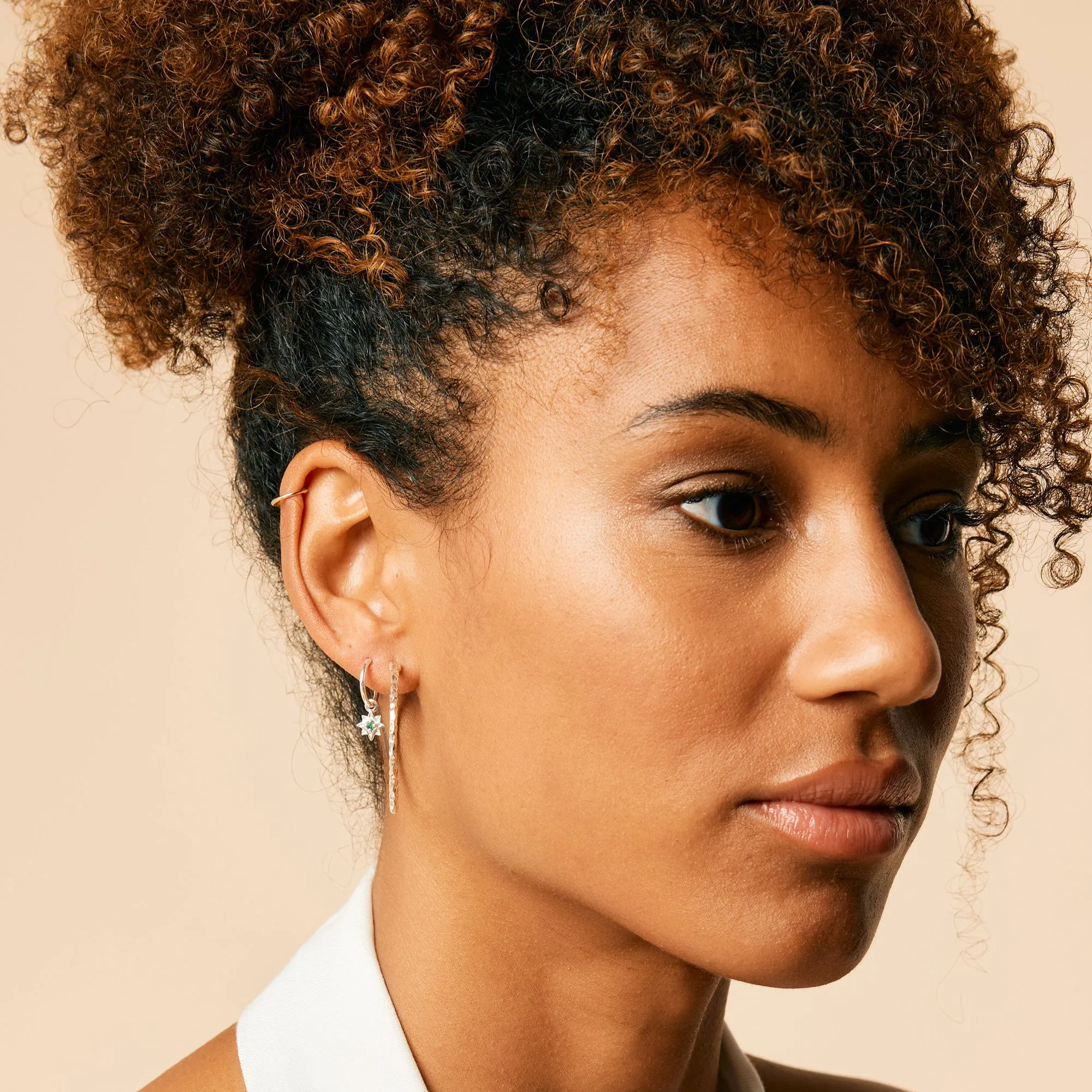 Jodhpur Hammered Hoop Earrings