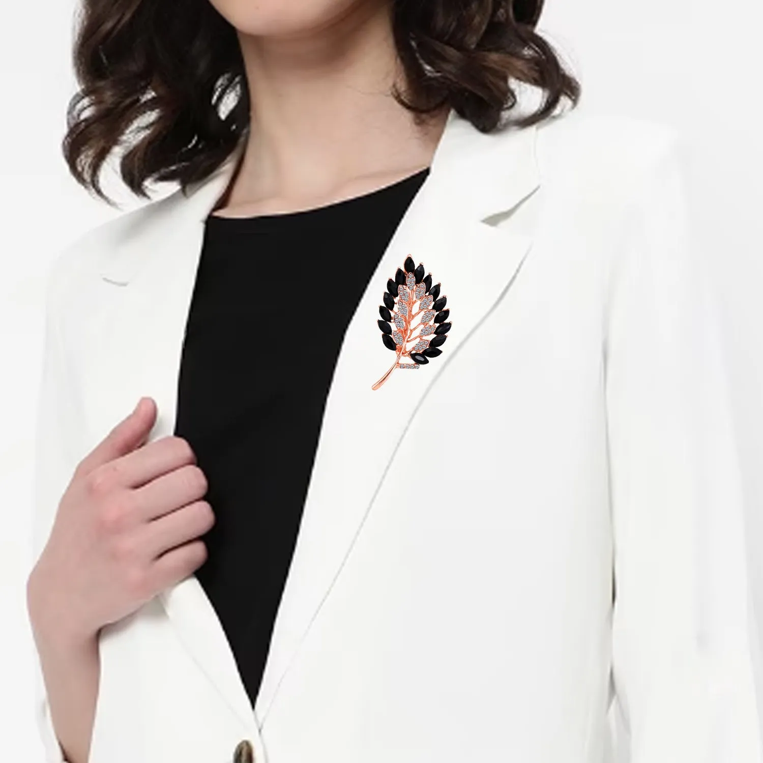 Leaf Shape Brooch / Lapel Pin