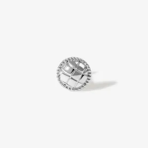 Loren round quilted piercing