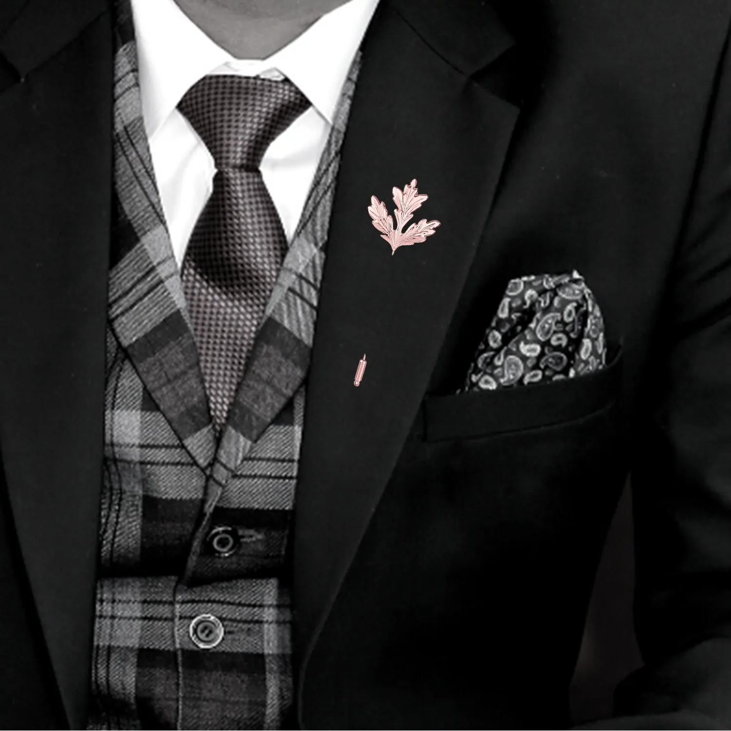 Mapel Leaf Lapel Pin / Brooch Combo