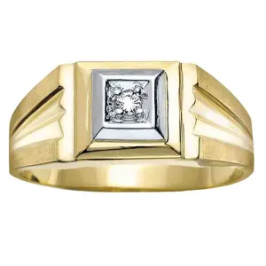 Men's Diamond Solitaire Ring