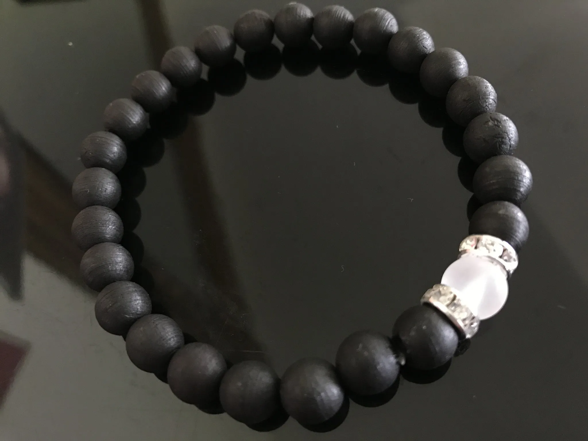 Natural Aquilaria Black Agarwood bracelet