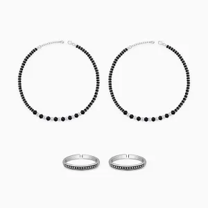 Oxidised Silver Shakuntala Set
