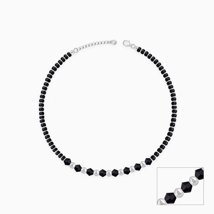 Oxidised Silver Shakuntala Set