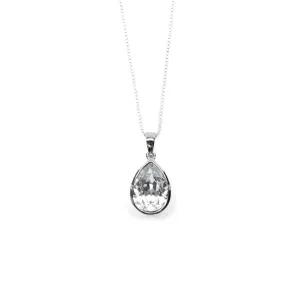 Pear Shaped Crystal Necklace