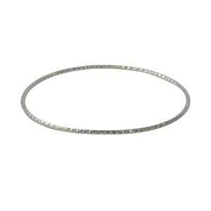 "Galaxy" Sterling Silver Bangle Bracelet Slim