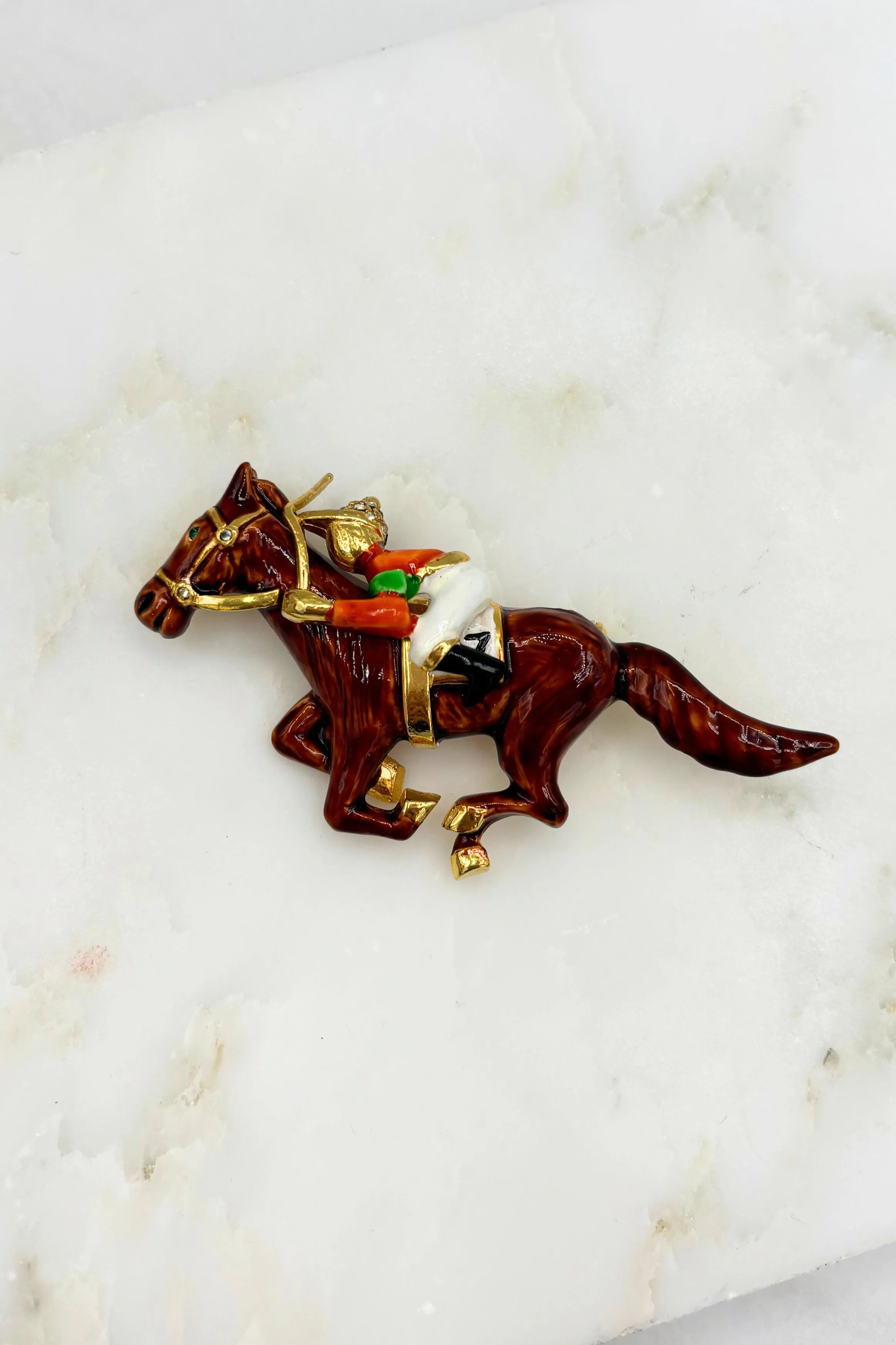 Robert Stross 1978 Vintage English Bejeweled Brooches