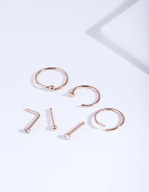 Rose Gold Classic Mix Nose 6-Pack