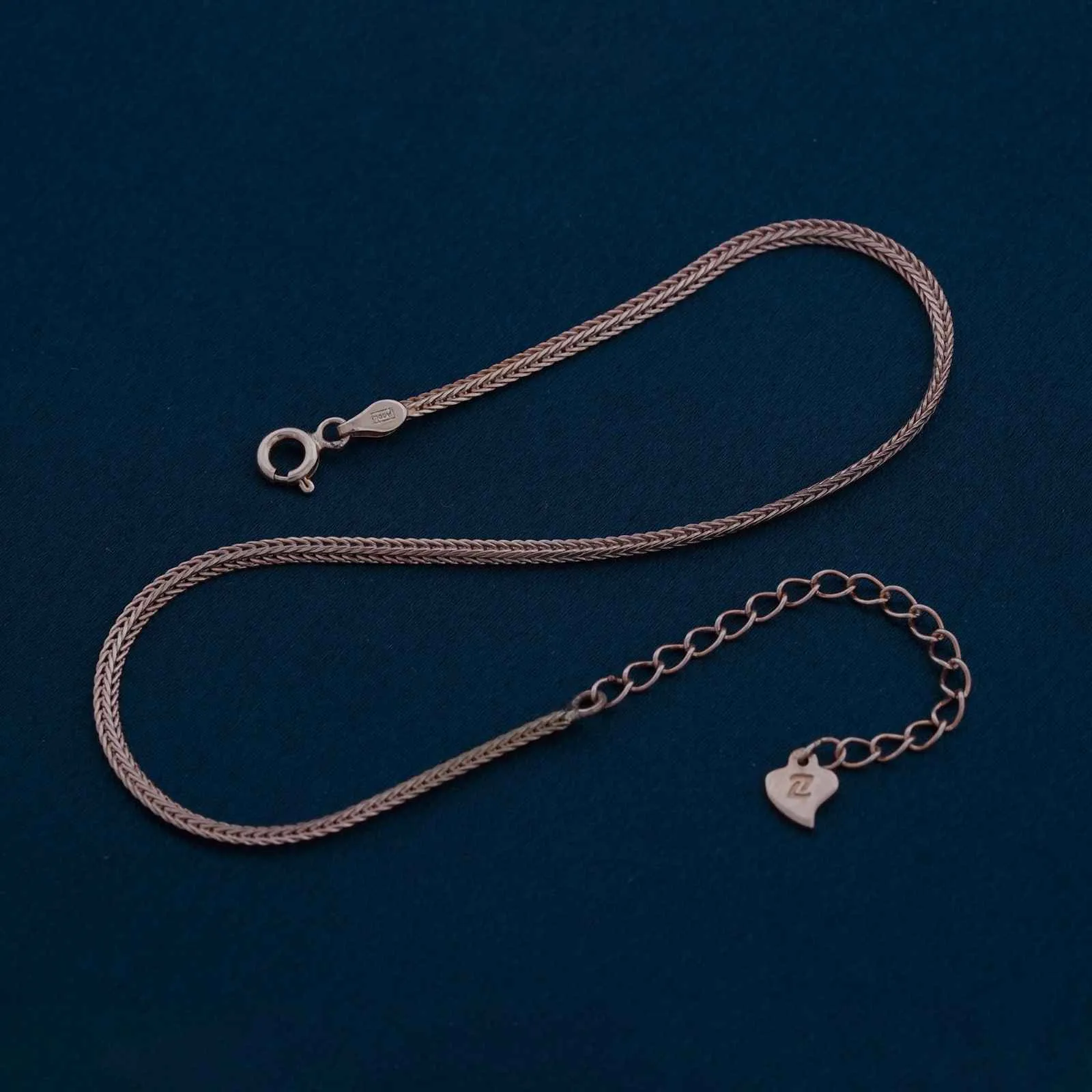Rose Gold Snake Chain Classic Anklet