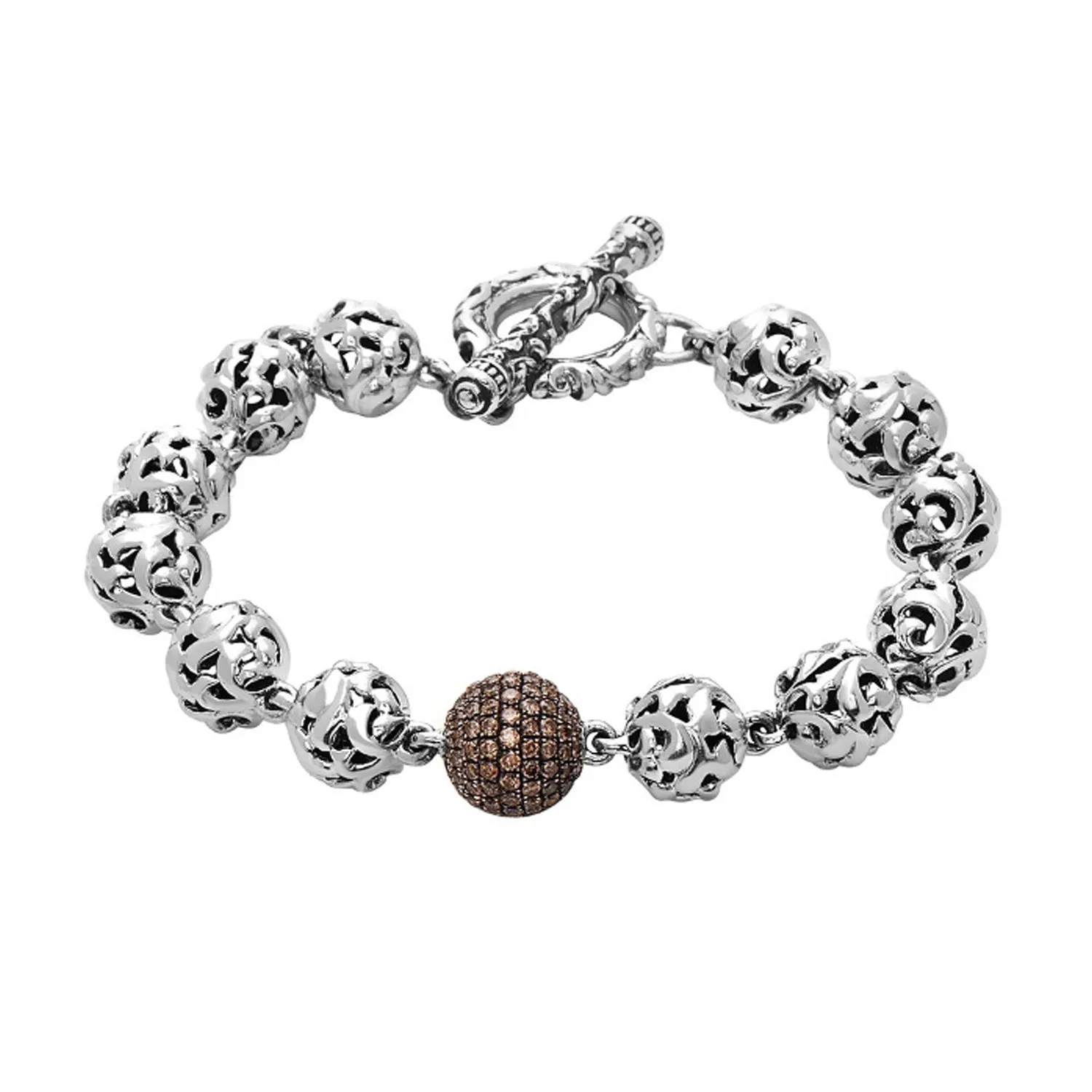 Silver Ivy Bead Petite Bracelet