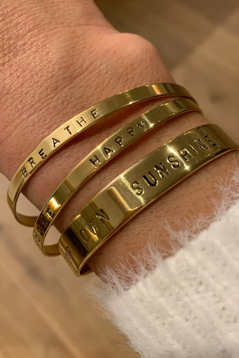 SLIM BRACELET "SMILE"
